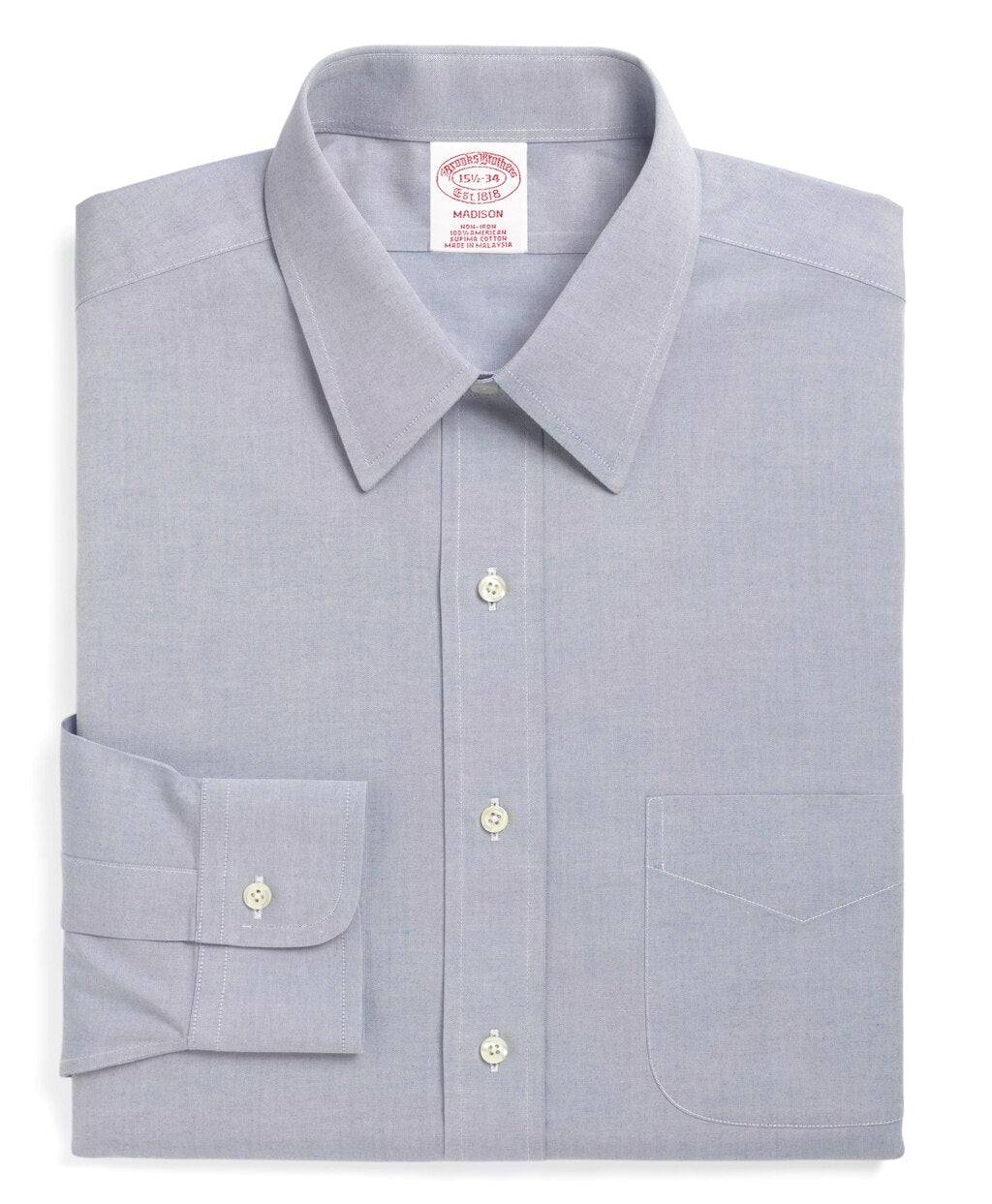 Madison Classic-Fit Dress Shirt, Non-Iron Point Collar
