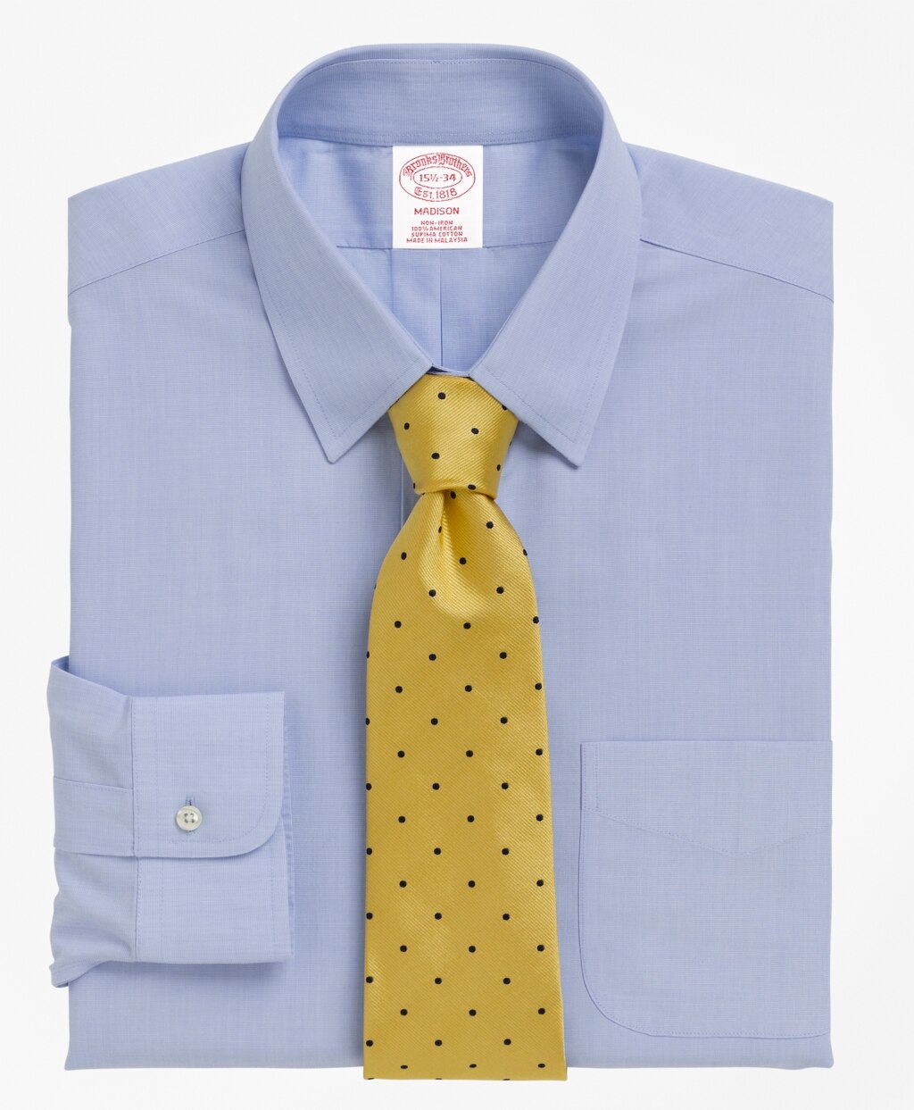 Madison Classic-Fit Dress Shirt, Non-Iron Tab Collar