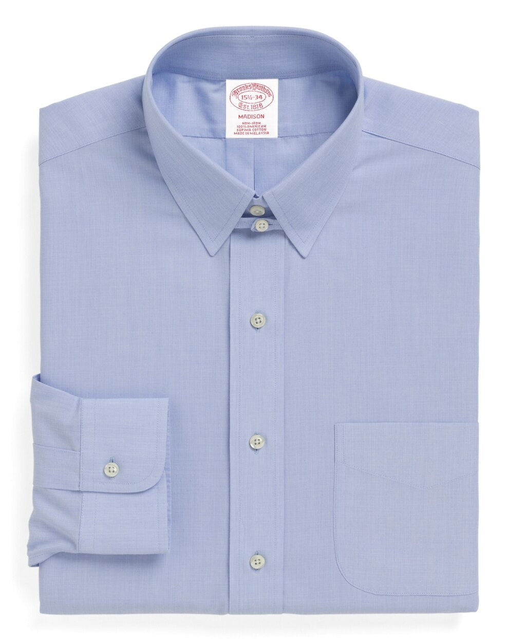 Madison Classic-Fit Dress Shirt, Non-Iron Tab Collar