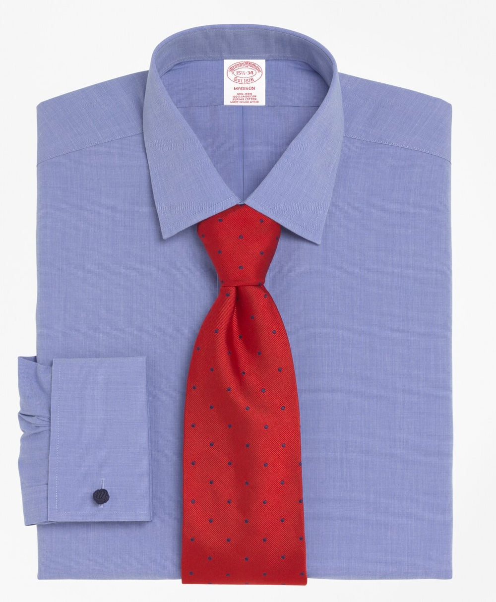 Madison Classic-Fit Dress Shirt, Non-Iron Spread Collar French Cuff