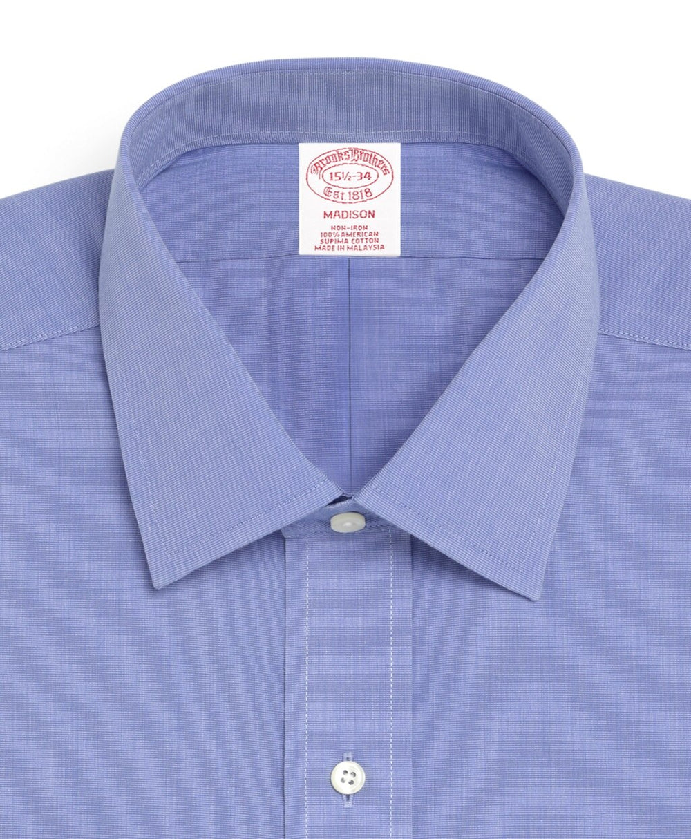 Madison Classic-Fit Dress Shirt, Non-Iron Spread Collar French Cuff
