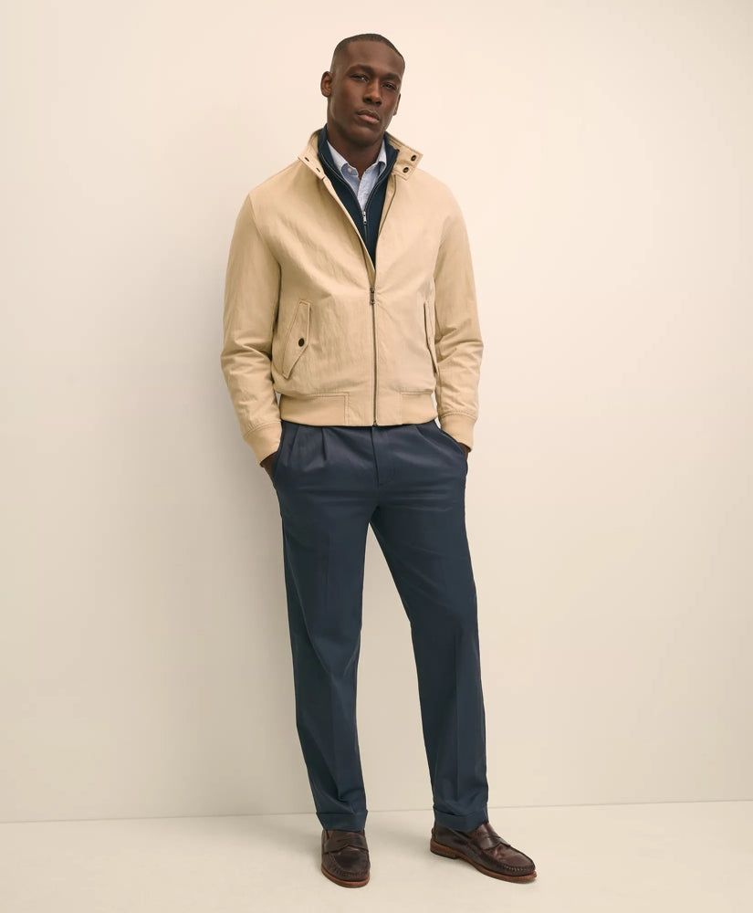 Pleated Traditional Fit Stretch Cotton Advantage Chino® Pants