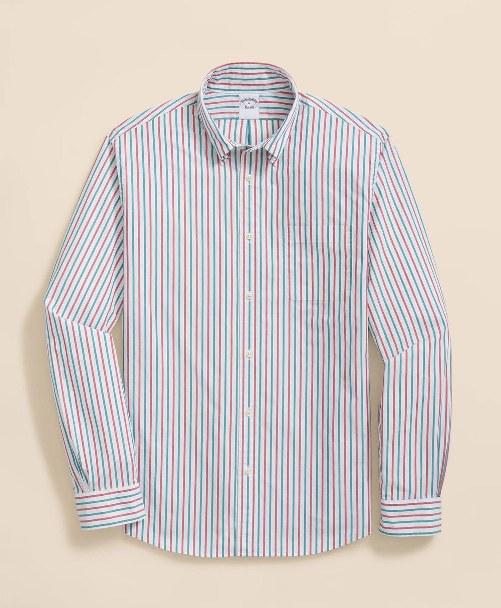 Poplin Holiday Stripe Friday Shirt
