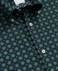 Friday Shirt Poplin Short-Sleeve Medallion Print