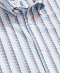 Friday Shirt Poplin Short-Sleeve Ribbon Stripe