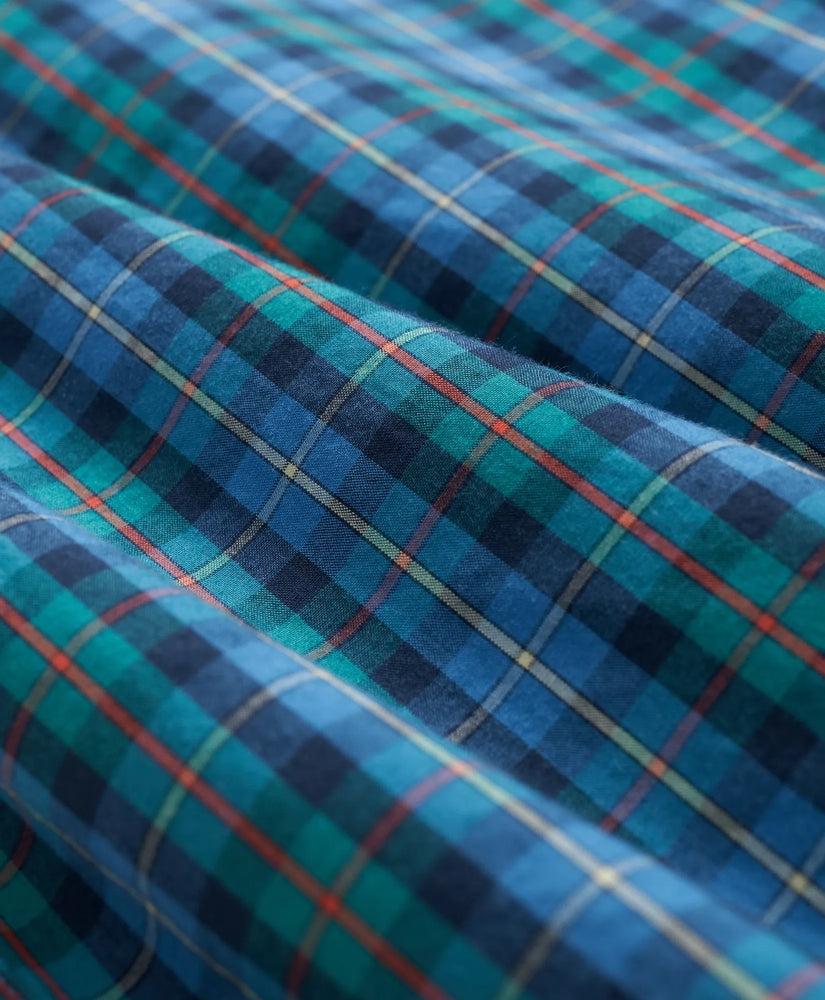 Friday Shirt Poplin Short-Sleeve Tartan
