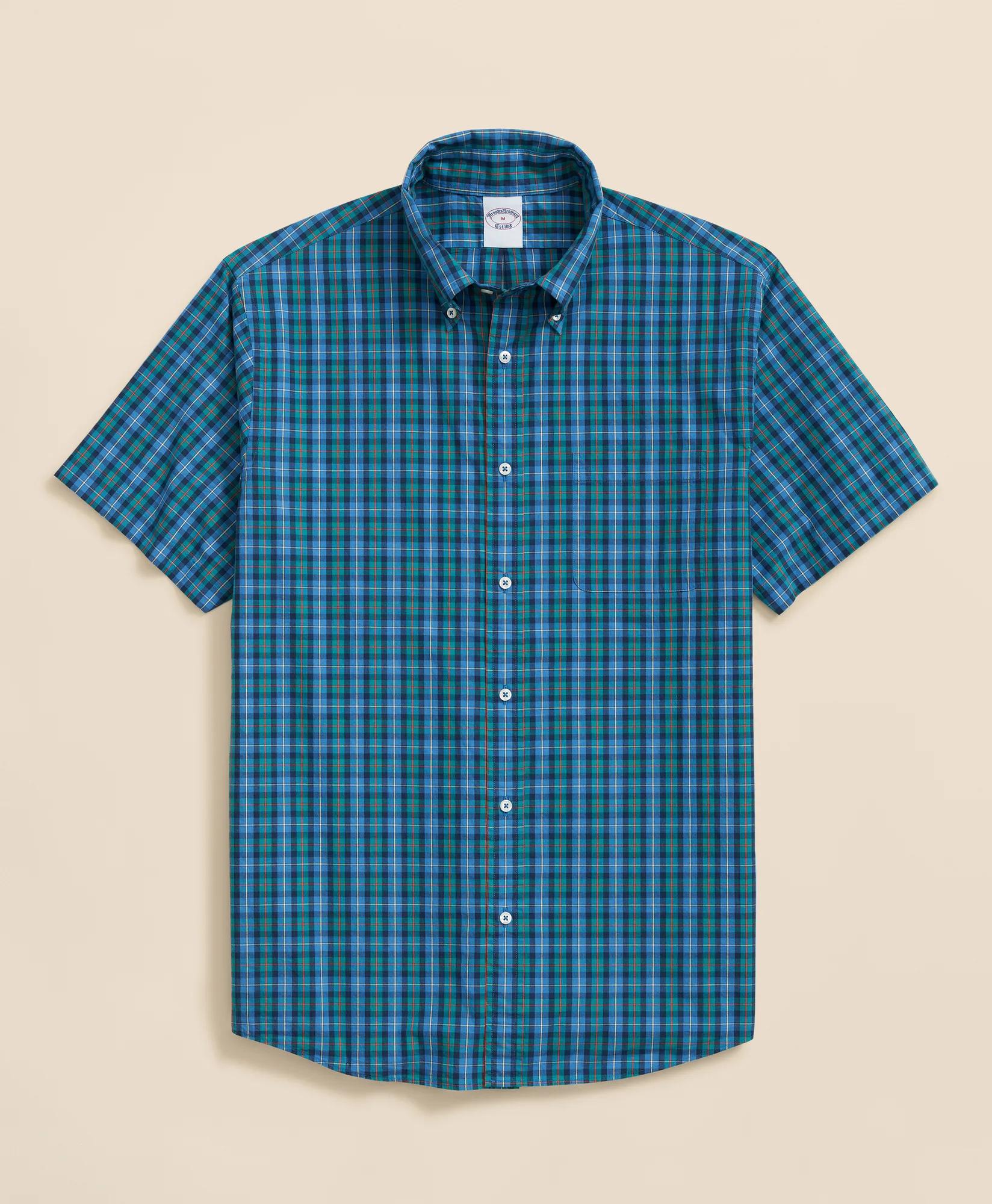 Friday Shirt Poplin Short-Sleeve Tartan