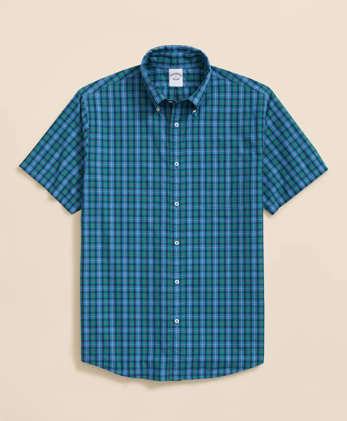 Friday Shirt Poplin Short-Sleeve Tartan