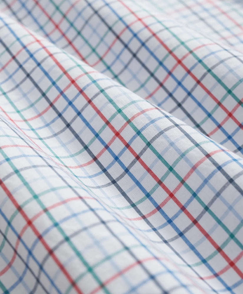 Poplin Short-Sleeve Tattersall Friday Shirt