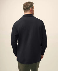 Golden Fleece® Big & Tall Stretch Supima® Long-Sleeve Polo Shirt