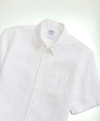 Irish Linen Short-Sleeve Sport Shirt
