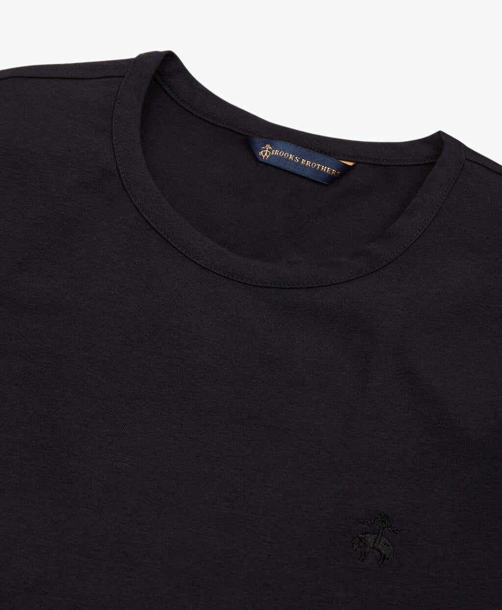Stretch Cotton Jersey Crewneck T-Shirt