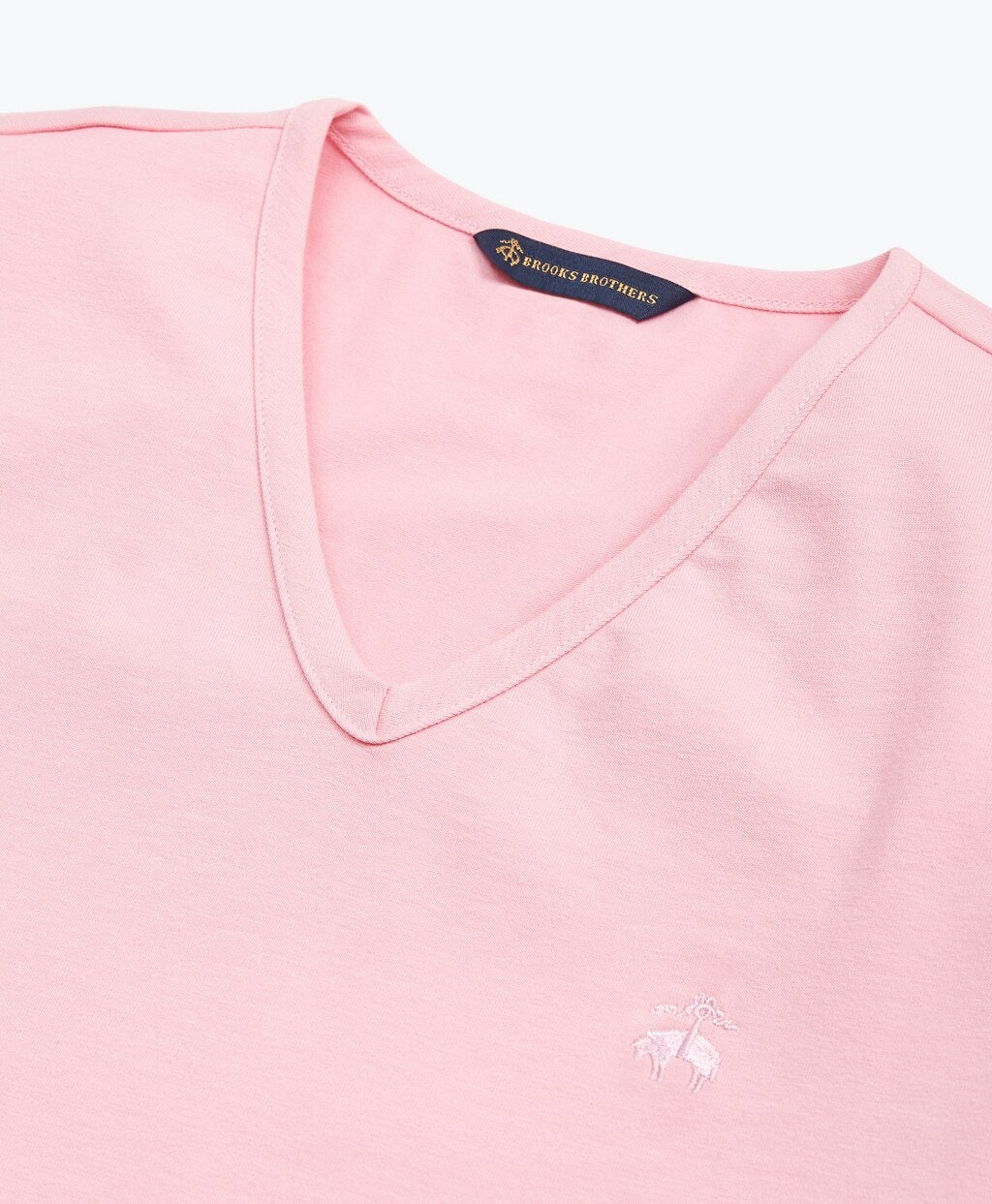 Stretch Cotton Jersey V-Neck T-Shirt