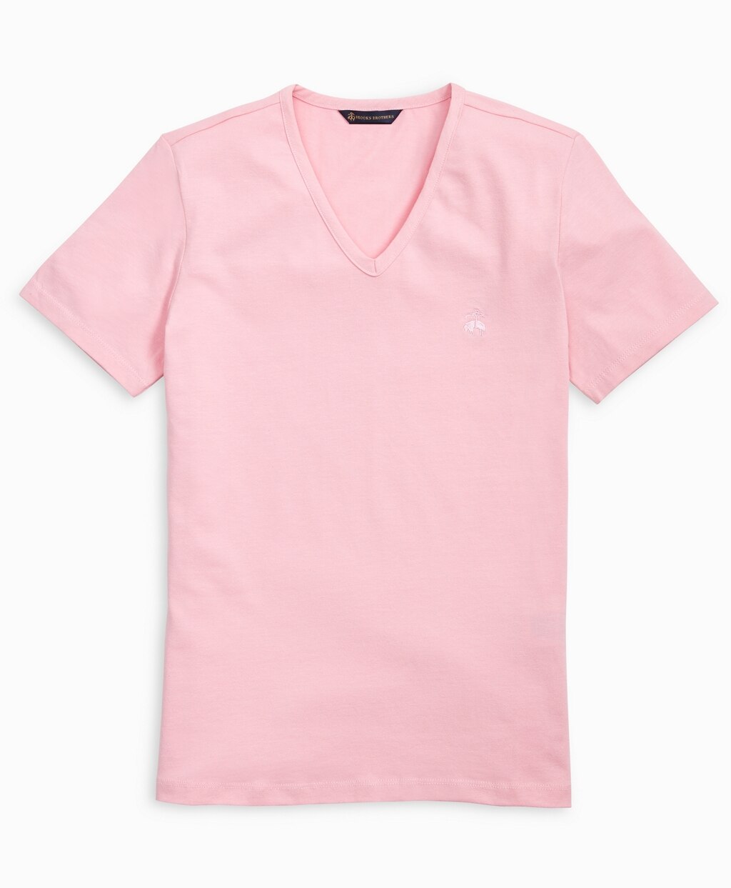 Stretch Cotton Jersey V-Neck T-Shirt