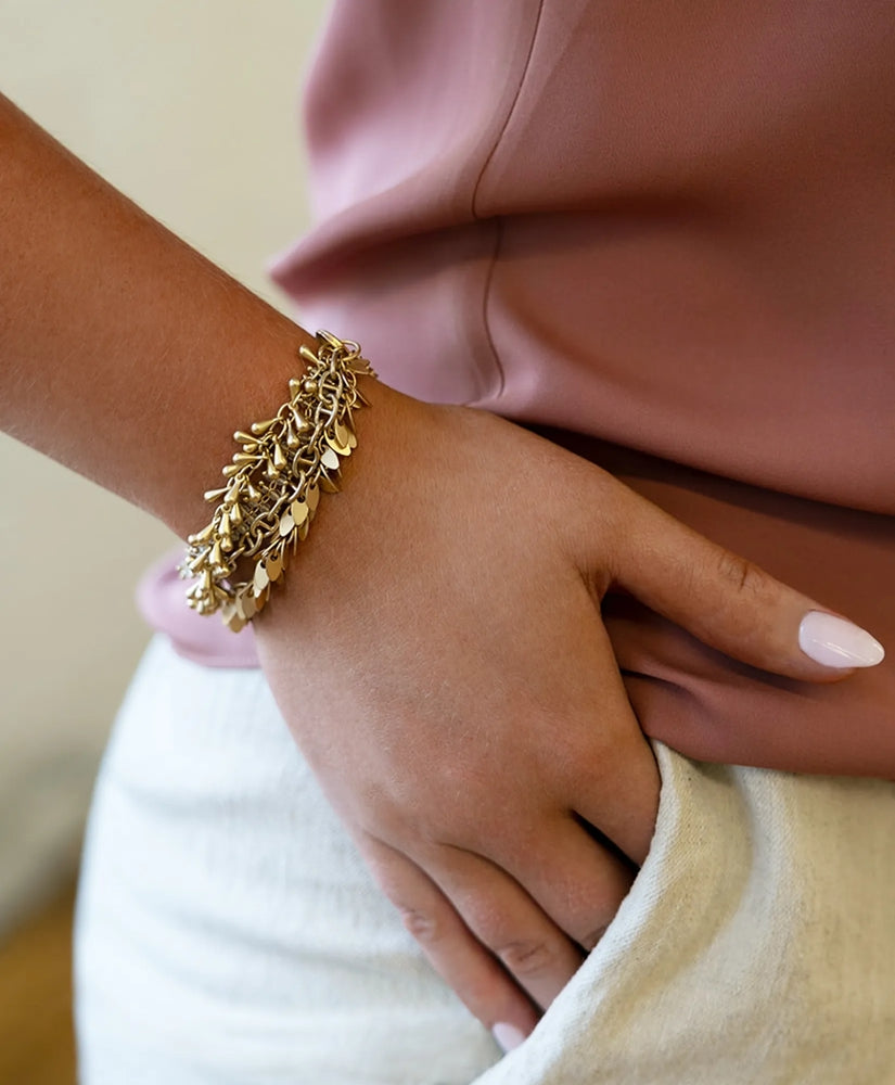 Loni Paul Multistrand Bracelet in 14K Plated Gold