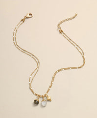 Loni Paul Two-Strand Charm Necklace in 14K Plated Gold