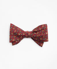 Fox Print Bow Tie