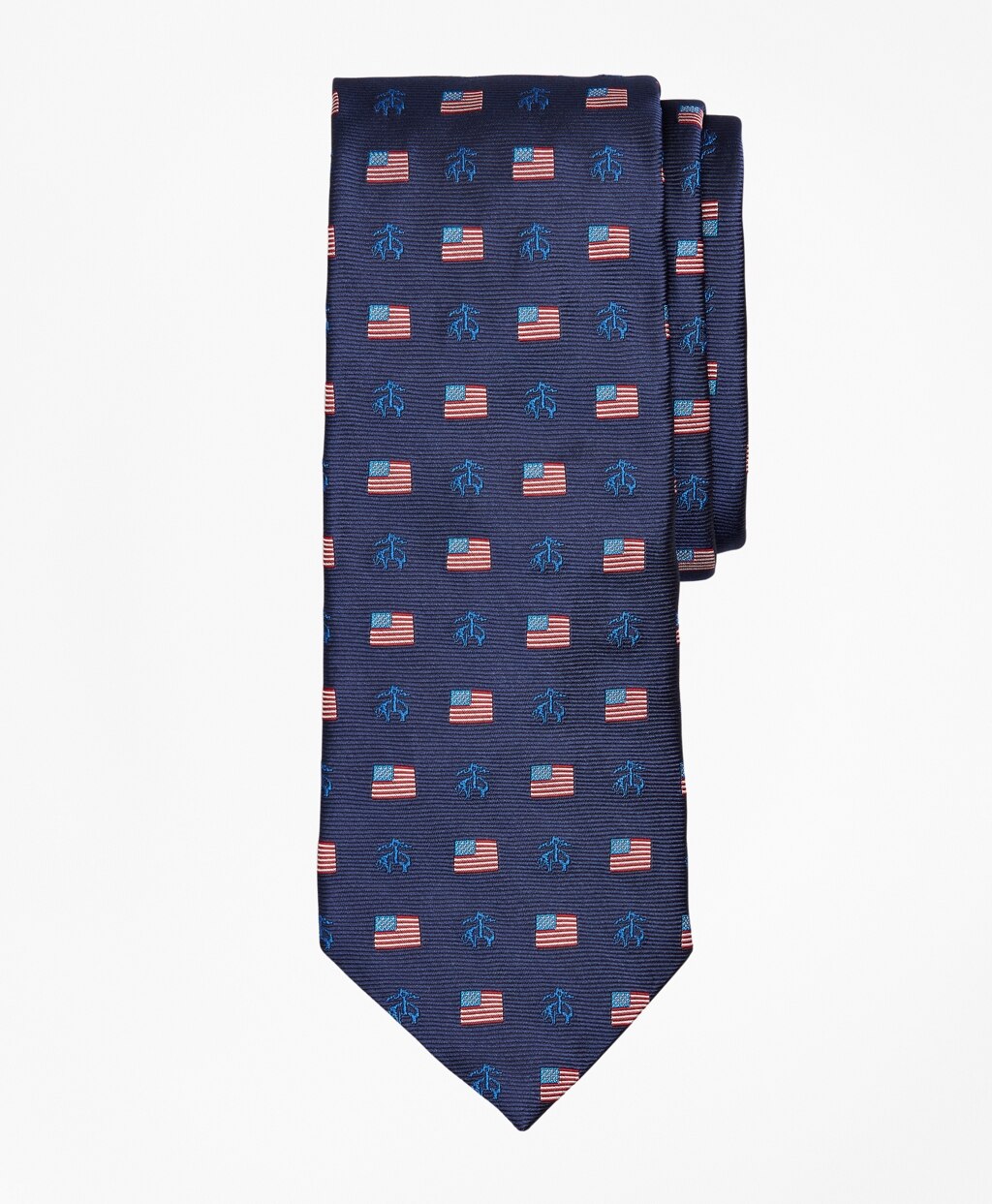 American Flag and Fleece Tie