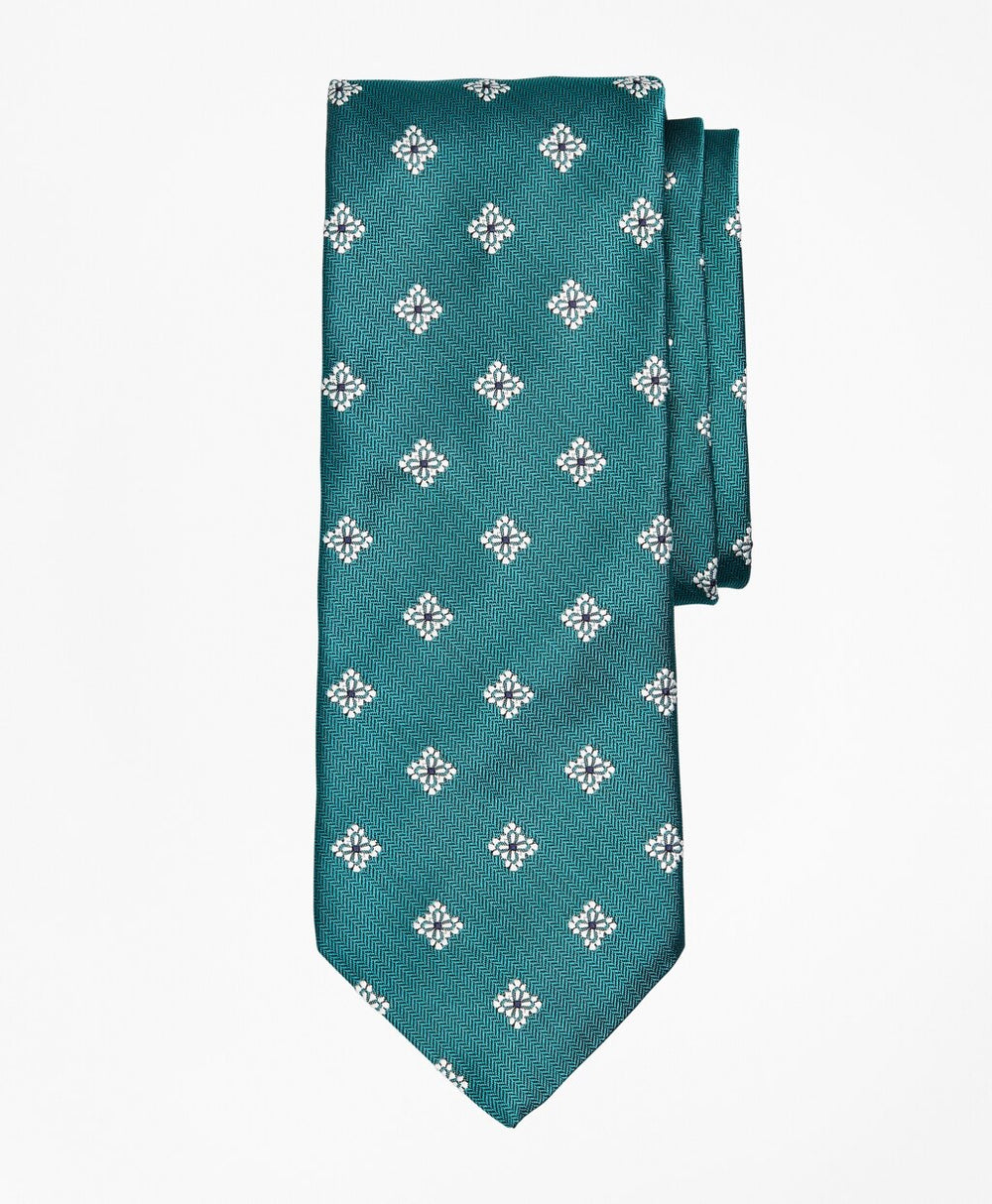 Open Neat Floral Tie