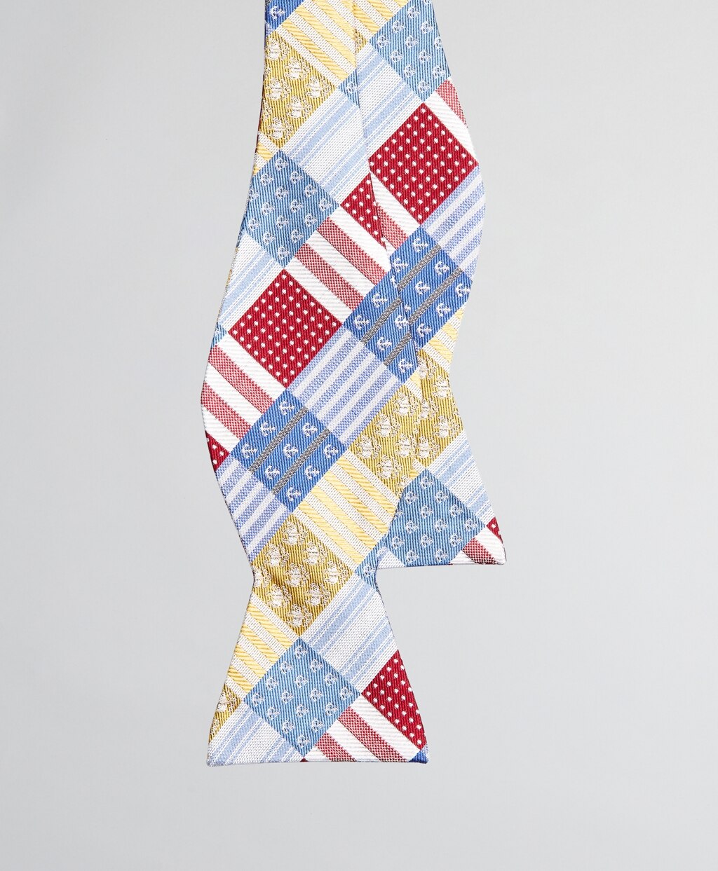 Multi-Patchwork Bow Tie
