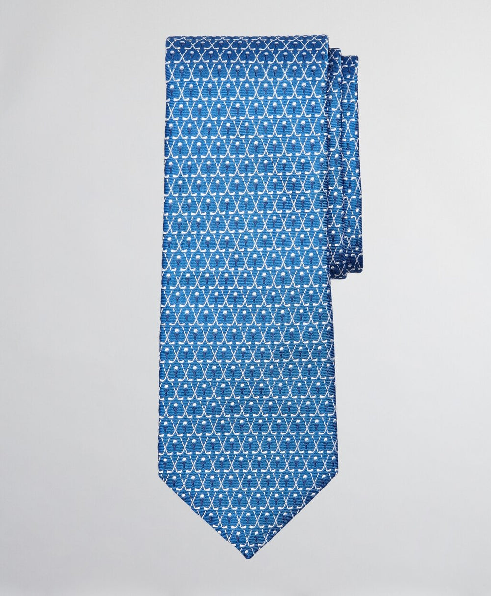 Golf Clubs and Tee Tie