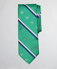 Tennis Player Stripe Tie