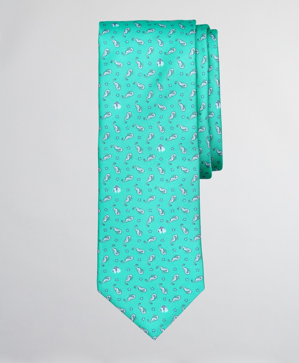 Seahorse Print Tie
