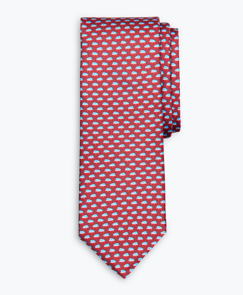 Elephant Motif Print Tie