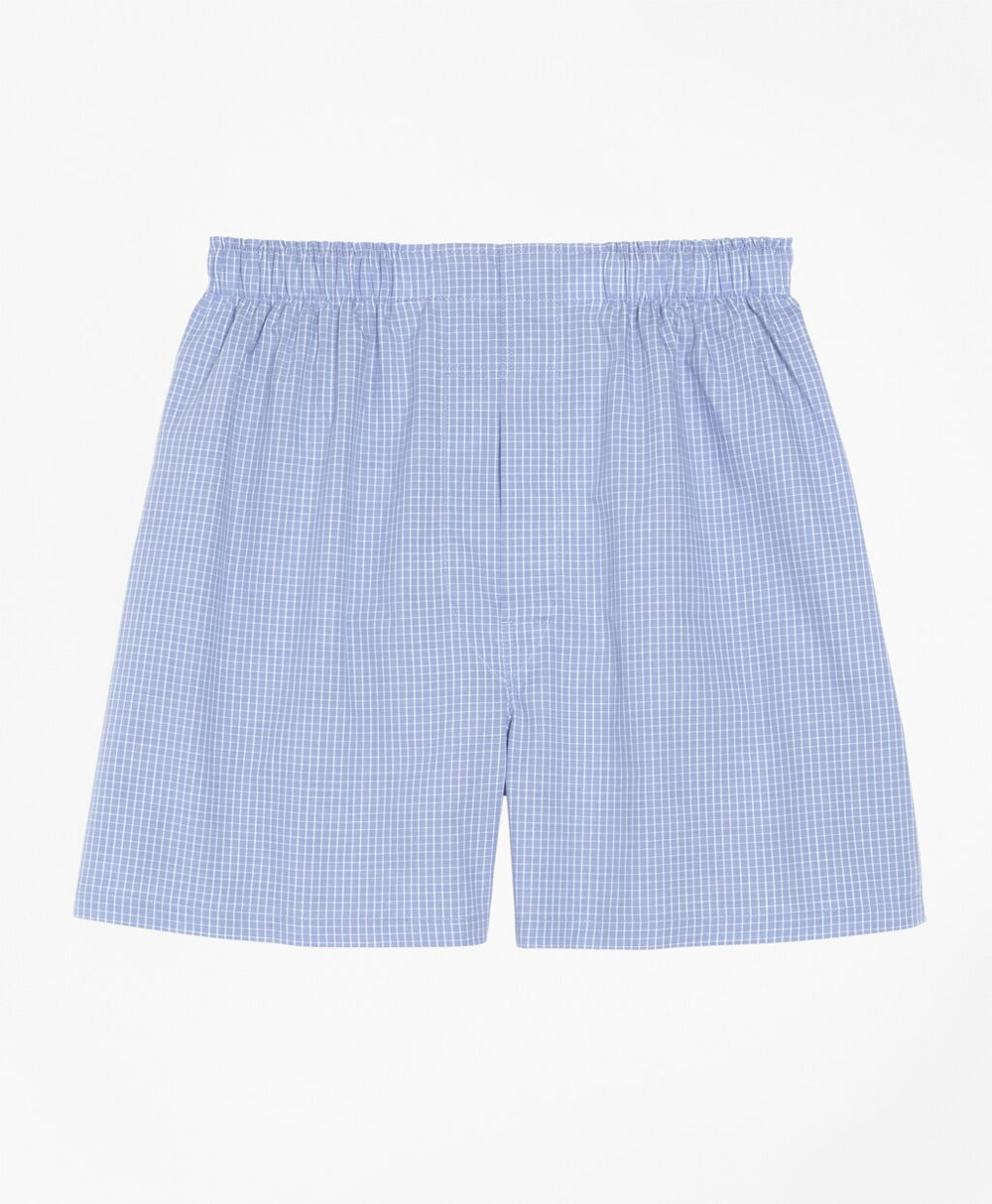 Traditional Fit Mini Check Boxers