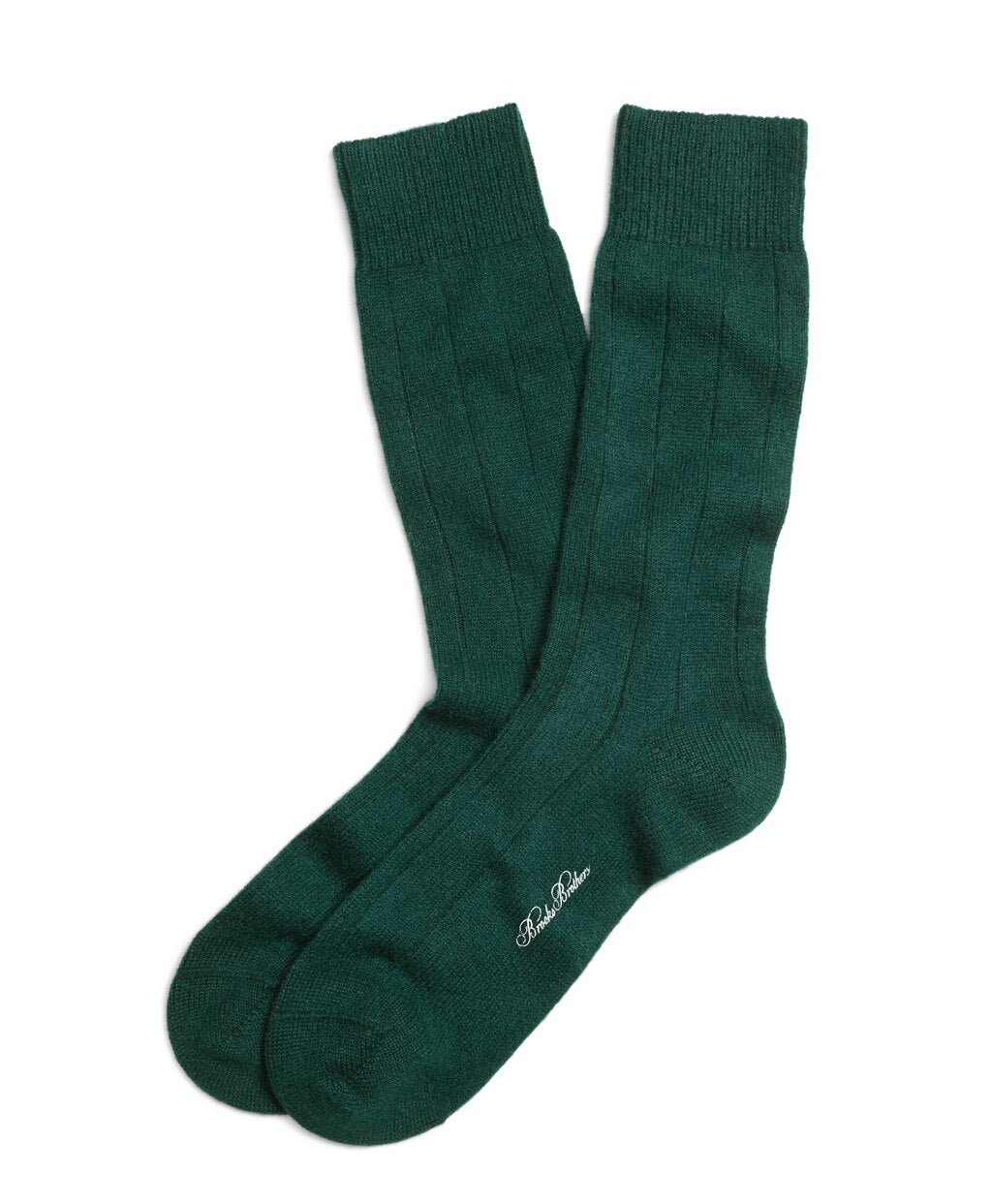 Ribbed Cashmere Crew Socks