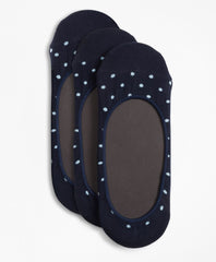 Polka Dot Loafer Socks-Three Pack