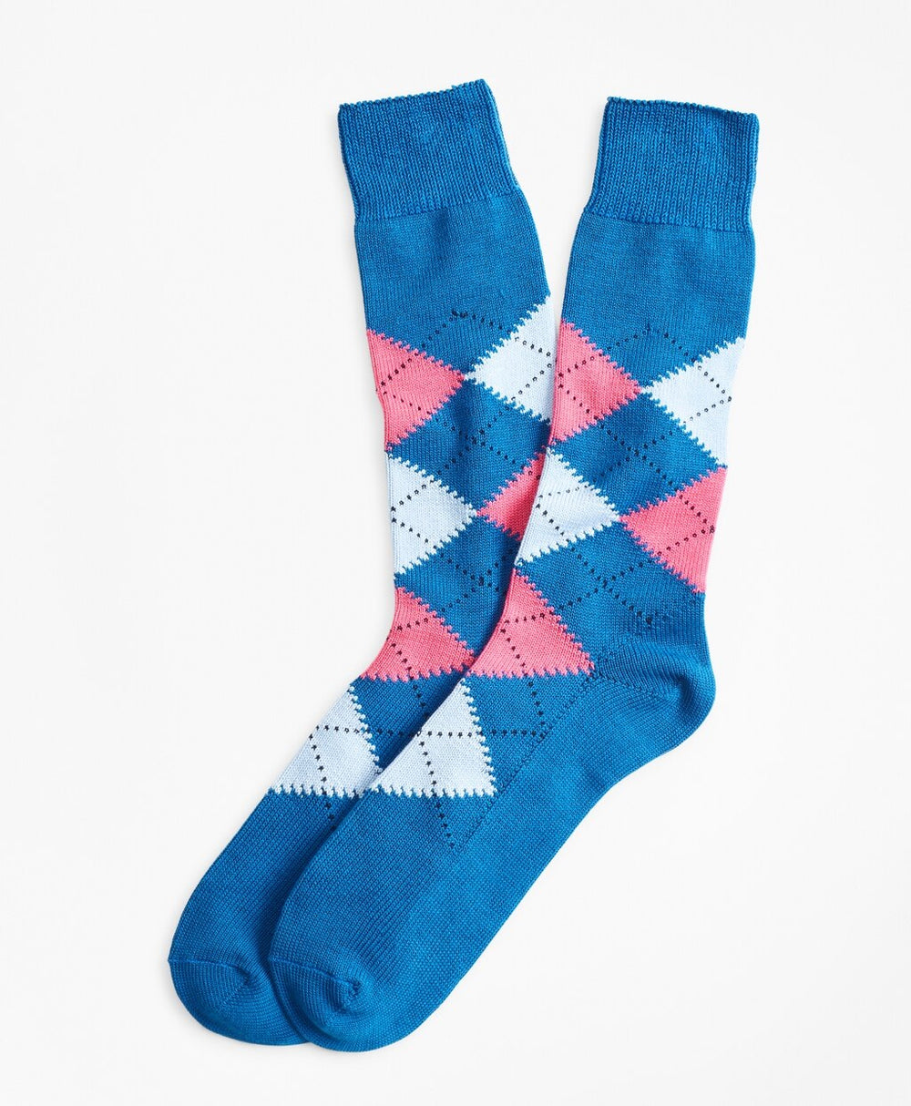 Argyle Crew Socks