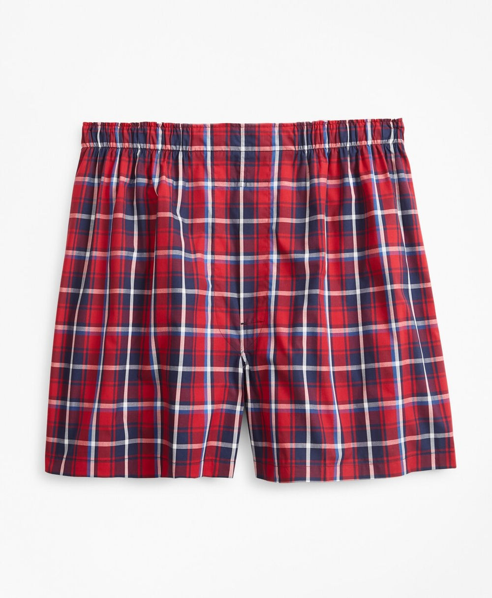 Traditional Fit Plaid Boxers