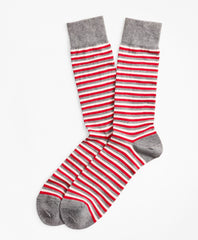 Multi-Stripe Crew Socks