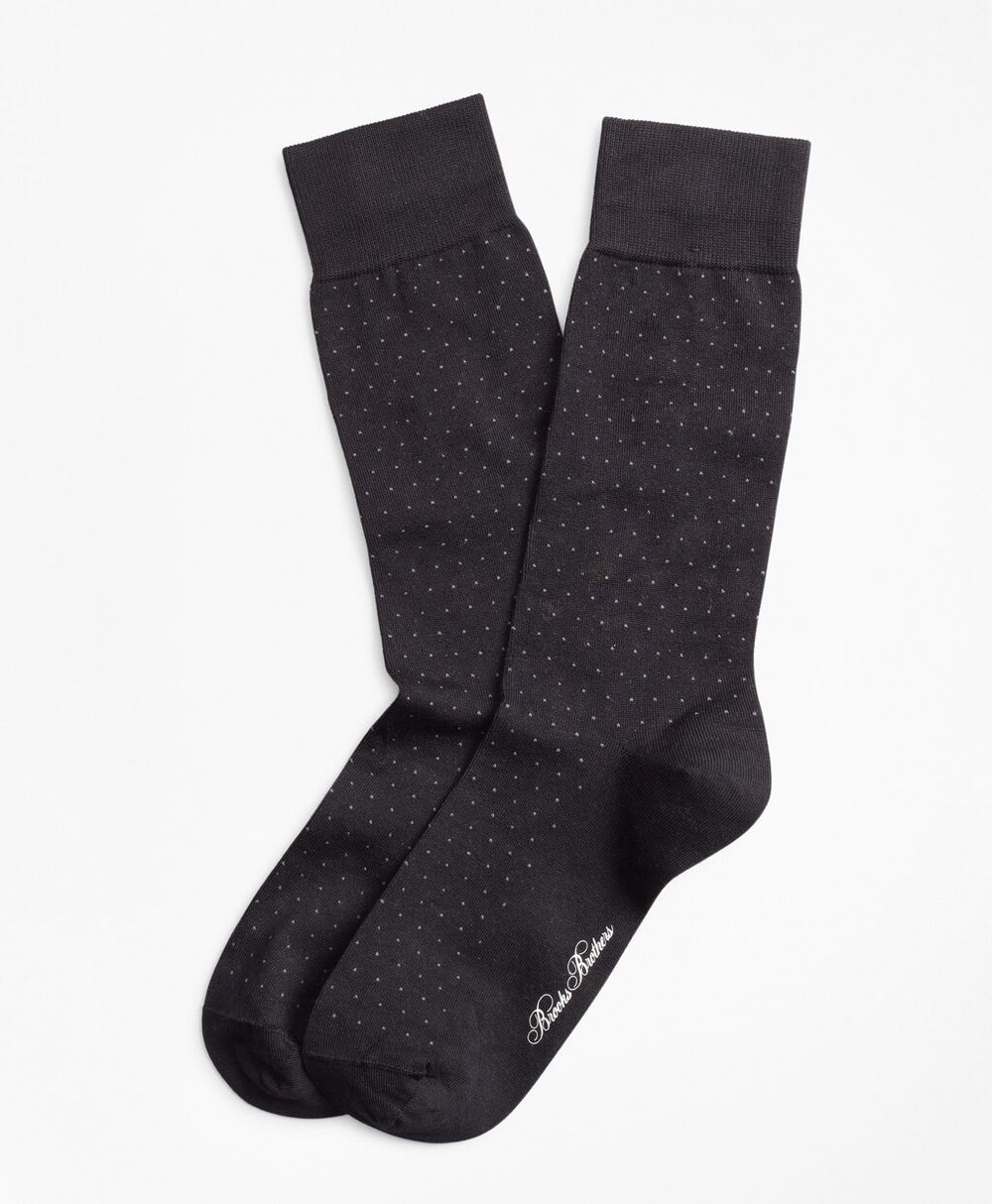 Polka Dot Crew Socks