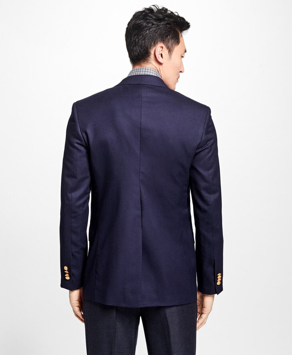 Regent Fit Doeskin Stretch Wool Blazer