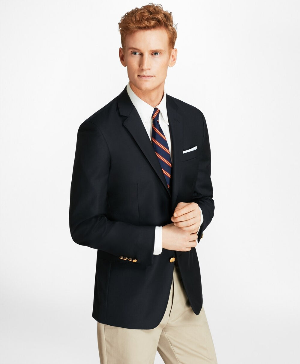 Country Club Milano Fit Saxxon™ Wool Two-Button Blazer