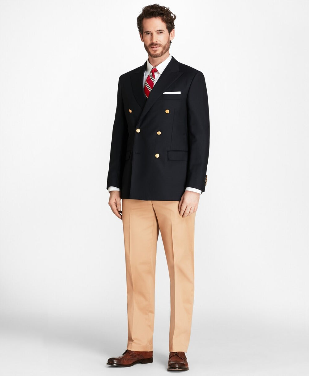 Country Club Regent Fit Saxxon™ Wool Double-Breasted Blazer