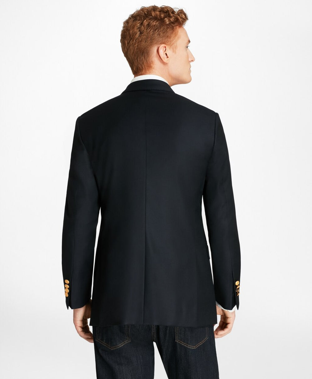 Country Club Milano Fit Saxxon™ Wool Double-Breasted Blazer