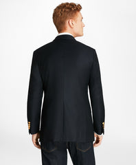Country Club Milano Fit Saxxon™ Wool Double-Breasted Blazer