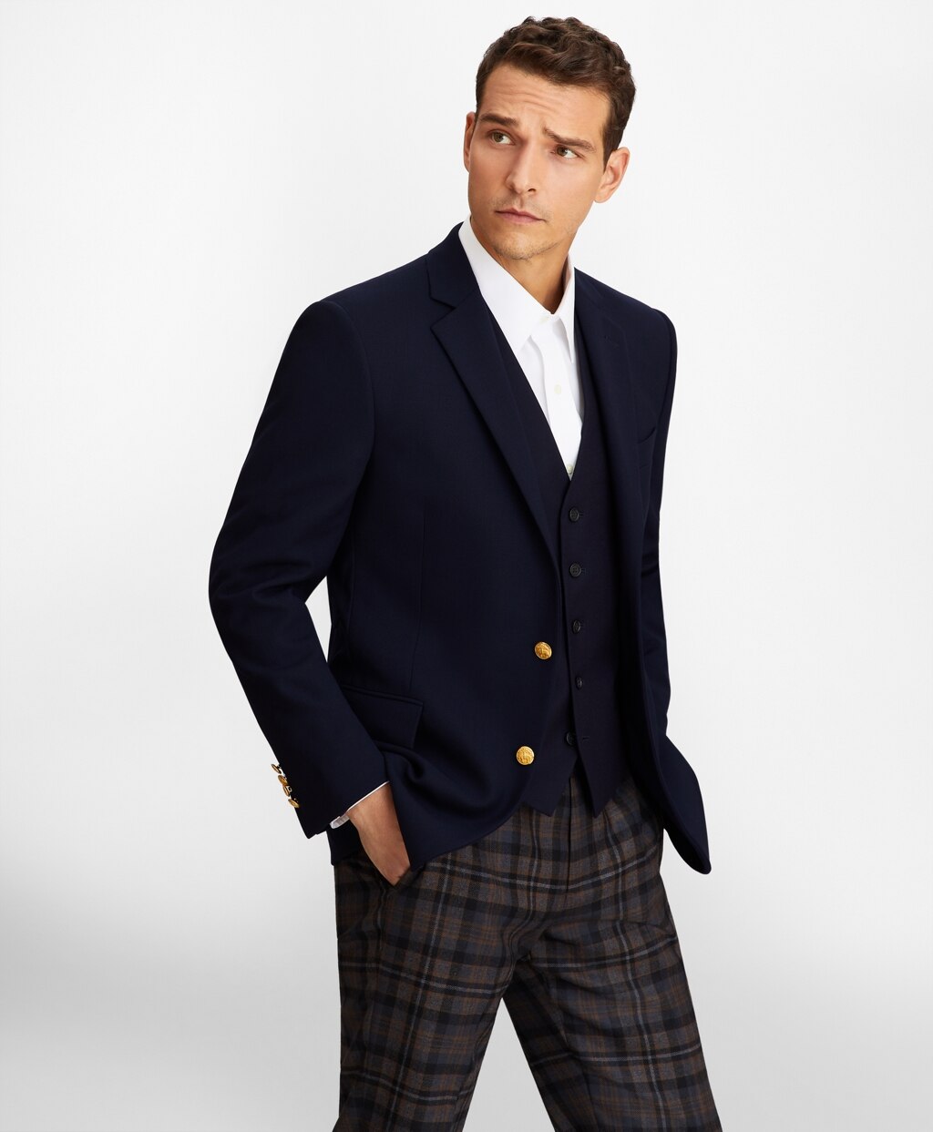 Regent Fit Two-Button Blazer