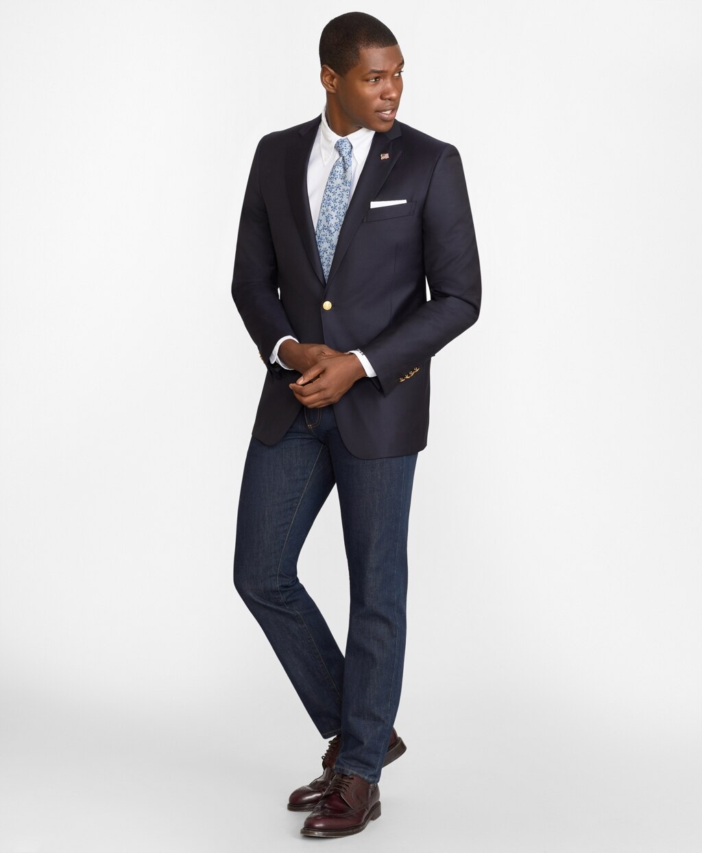 Regent Fit Two-Button Blazer