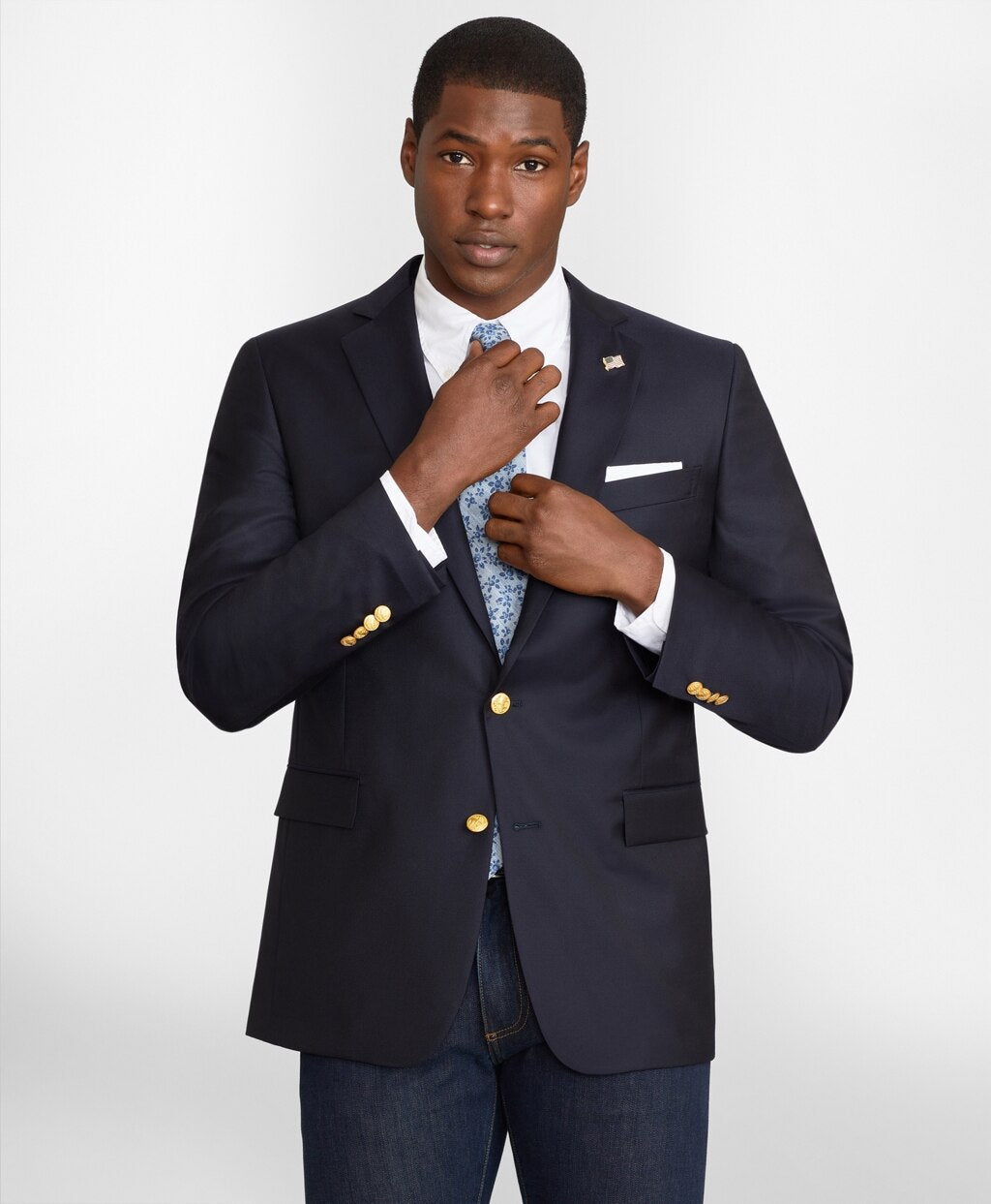 Regent Fit Two-Button Blazer