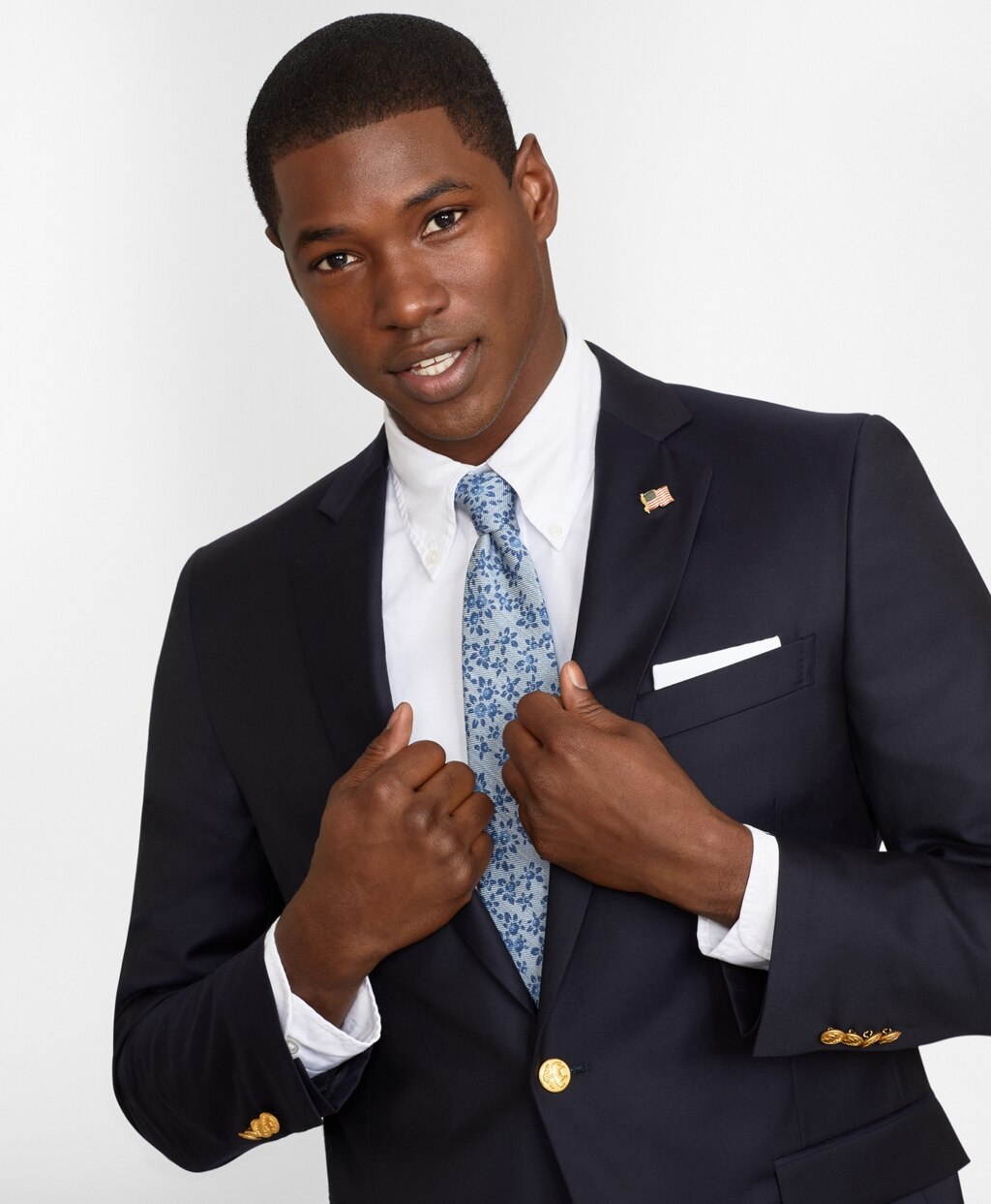Regent Fit Two-Button Blazer