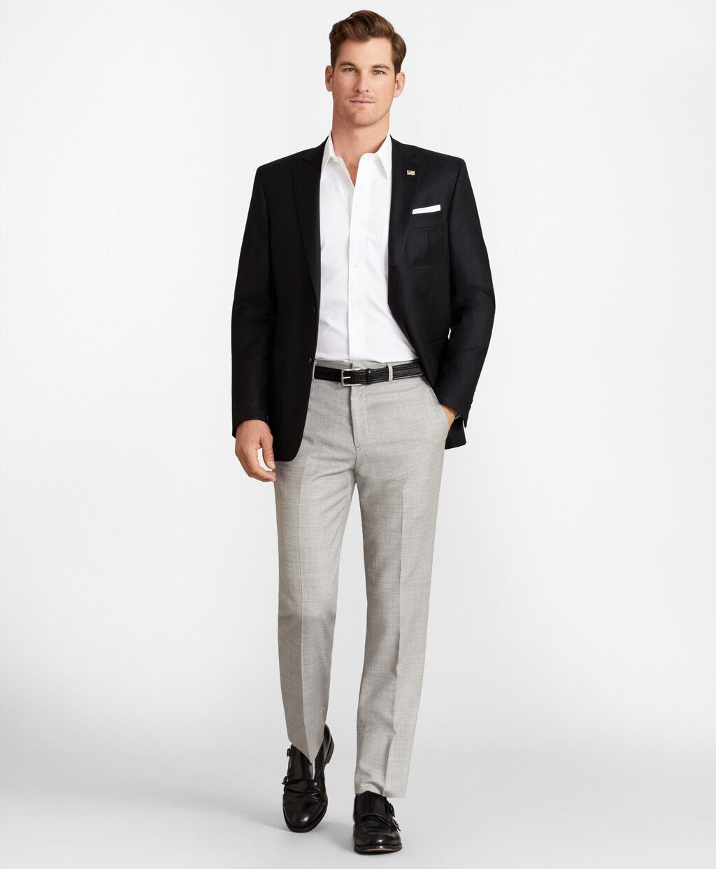 Regent Fit Three-Button Blazer