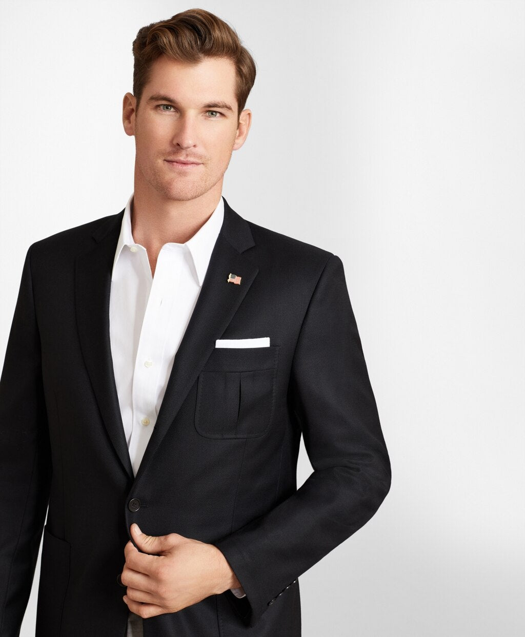 Regent Fit Three-Button Blazer