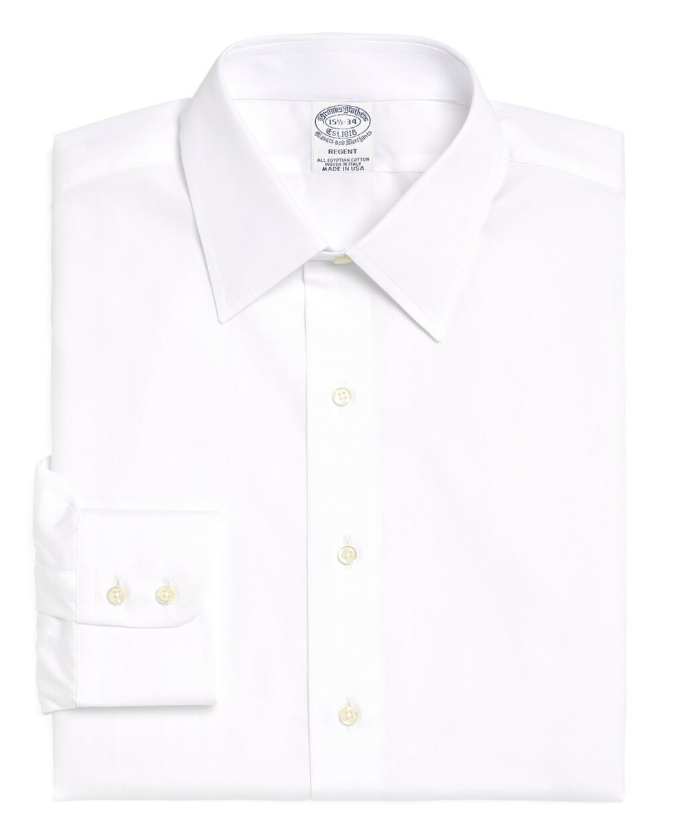 Regent Fitted Dress Shirt, Tennis Collar