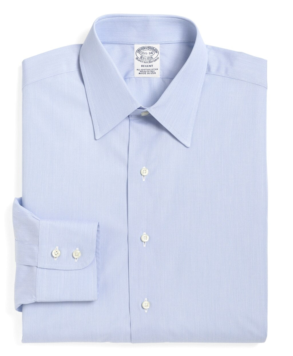 Regent Fitted Dress Shirt, Tennis Collar