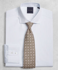 Golden Fleece® Milano Slim-Fit Dress Shirt, English Collar Two-Tone Alternating-Stripe