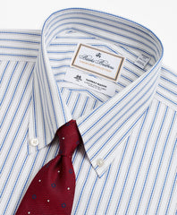 Luxury Collection Regent Fitted Dress Shirt, Button-Down Collar Stripe